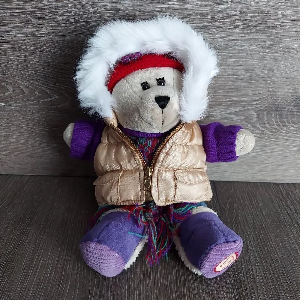2006 Starbucks 52nd Edition Winter Girl Holiday Bearista Bear 11" Plush